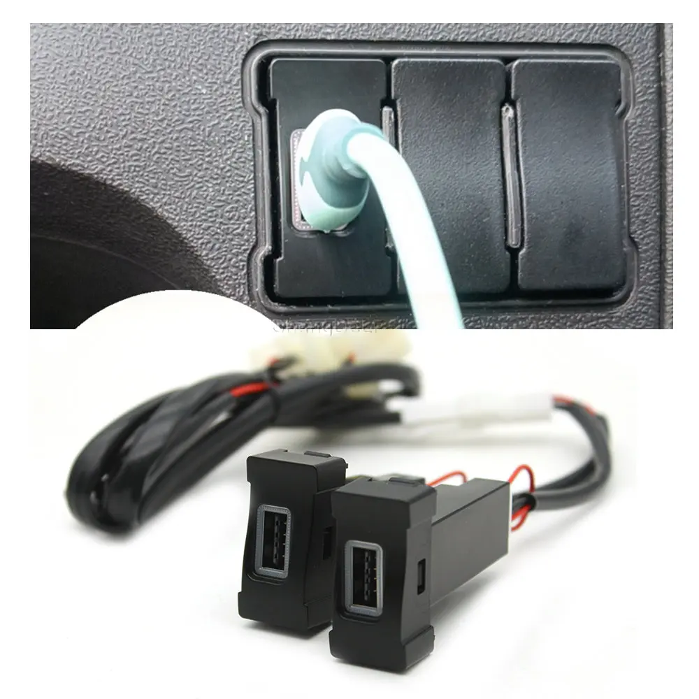 

1pc Quick Charge Car Charger QC3.0 Dual USB Interface Socket Fast Car Charger Adapter For Iveco Daily Accessories