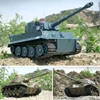 JJRC Q85 2.4Ghz Remote Control Tracked Tank Military War Sound 1:30 Rc Tank Remote Control Mini Military Tiger Tank Toy 4