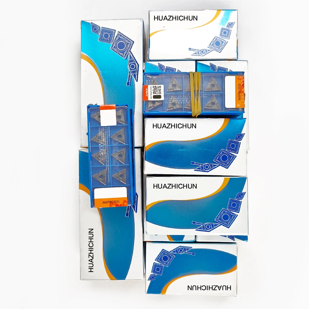 

HUAZHICHUN DCMT 11T308-MP NC3225 Carbide Inserts Turning Inserts Tools