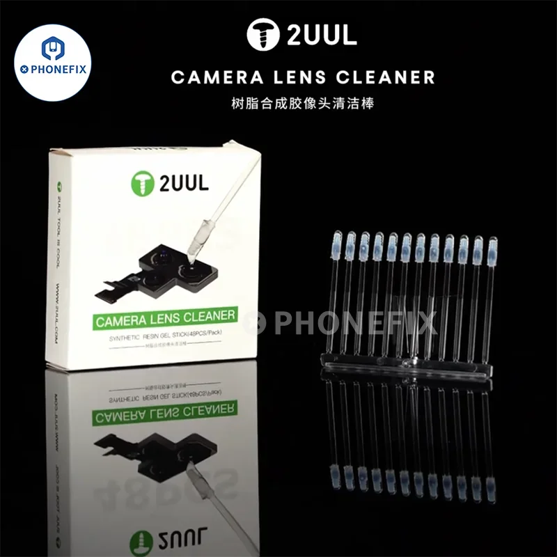 Camera Lens Cleaner Resin Synthetic Gel Stick for PC Phone Camera Lens Screen Dust Fingerprint Removal Cleaning 2UUL 48pcs/pack camera lens cleaner