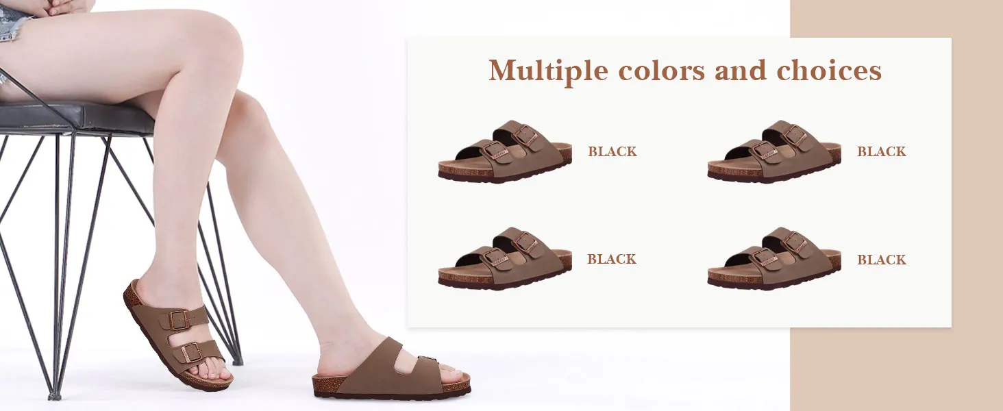 CRACOMIN Clogs für Damen, neue Kork-Slipper, Unisex, klassische Kork-Sandalen, modische Clogs aus Rindsleder, Mules für Herren, Outdoor-Strand-Slipper – Detail 9