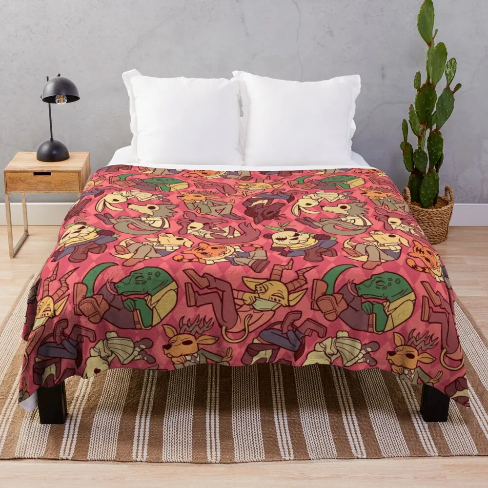 

Little Beastars Throw Blanket blankets sofas of knitted decoration luxury st blanket blanket wool