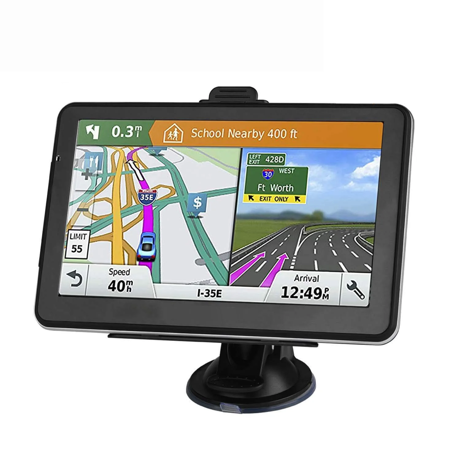 

Car Gps Navigation7 Inch Quad Core 256-8Gb Voice Conversion Car Gps Navigation Car Lifetime Map Free Update