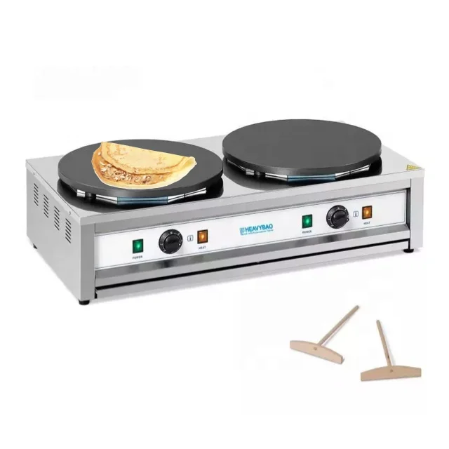 Macchina Per Crepes Elettrica A Piastra Singola Roti Maker In Acciaio Inossidabile