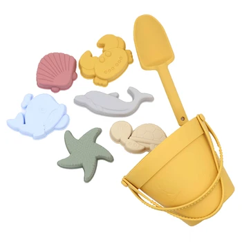 Summer Beach Toys Ins Style Soft Silicone Animal Model Sandbox Set Beach Play Swimming Sand Water Game Play Outdoor Toy For Baby 1