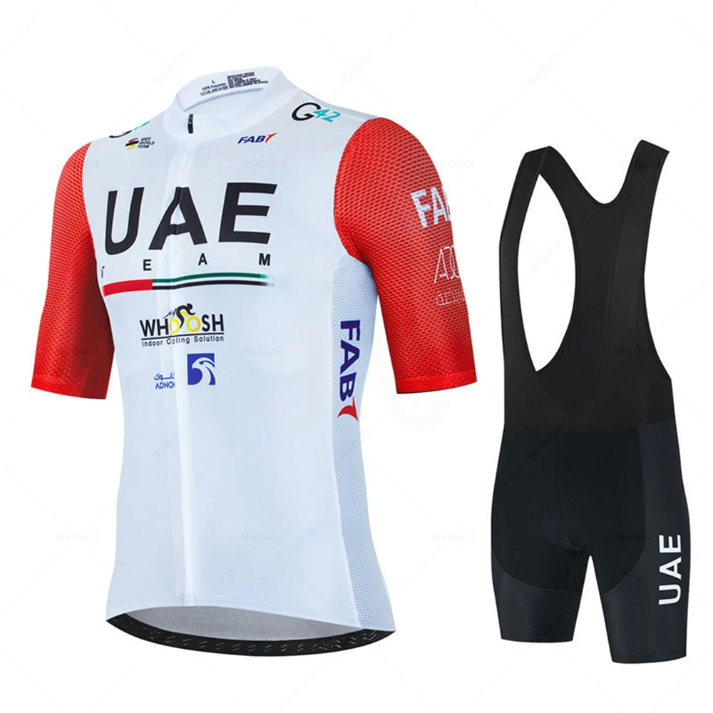 2025 Uae Cycling Jersey Set MTB Uniform Bike Clothing Summer Breathable Bicycle Shirt Ropa Ciclismo Bib Pants Maillot Ciclismo 4