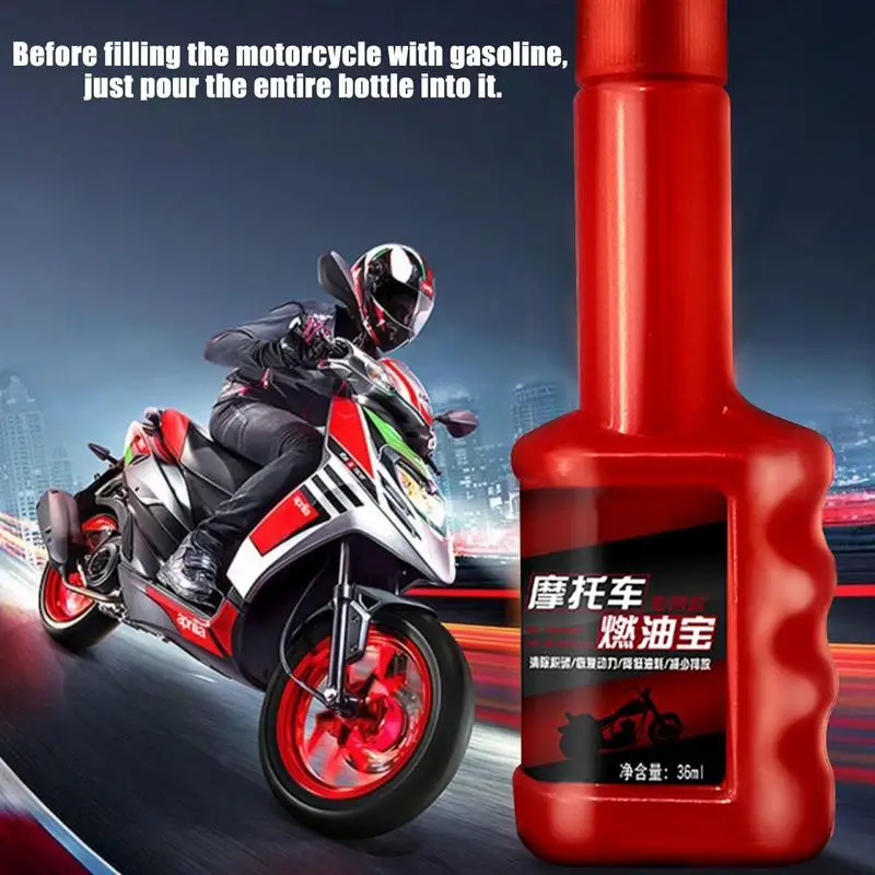 36ml Motorcycle Fuel Additive Engine System Cleaning Reduces Carbon Build-Up Lubricates Energy Saver Fuel Treasure Additive