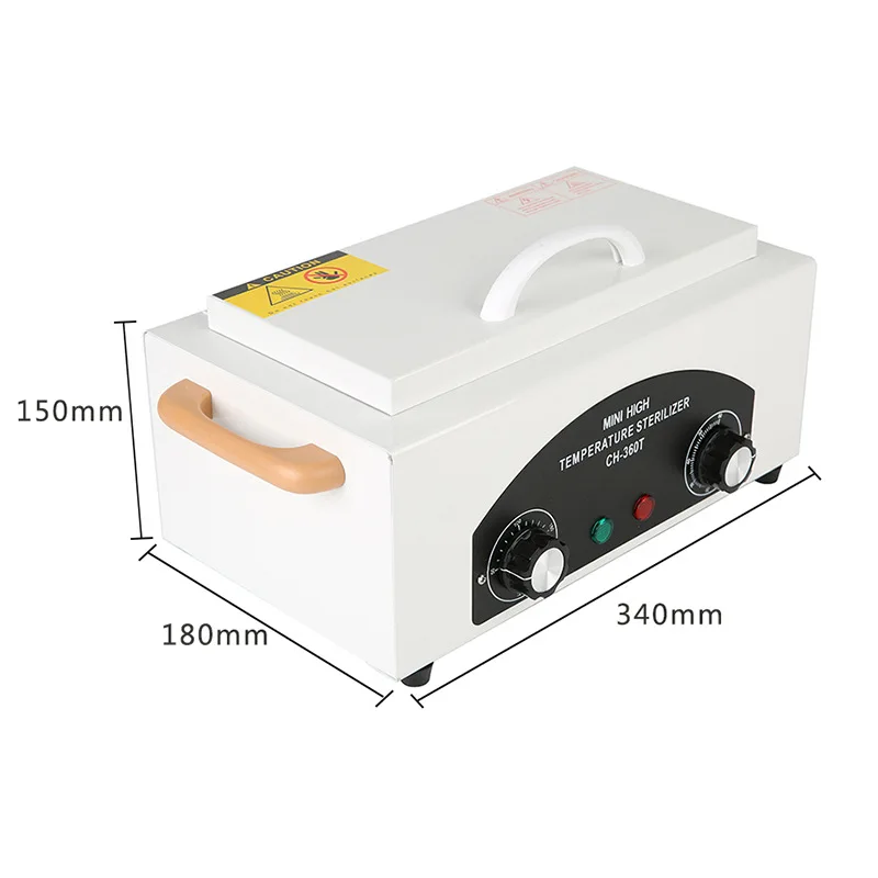 High Temperature Sterilizer UV Disinfection Cabinet 300W Nail Salon Sterilizer Hot Air Disinfection Cabinet Nail Beauty