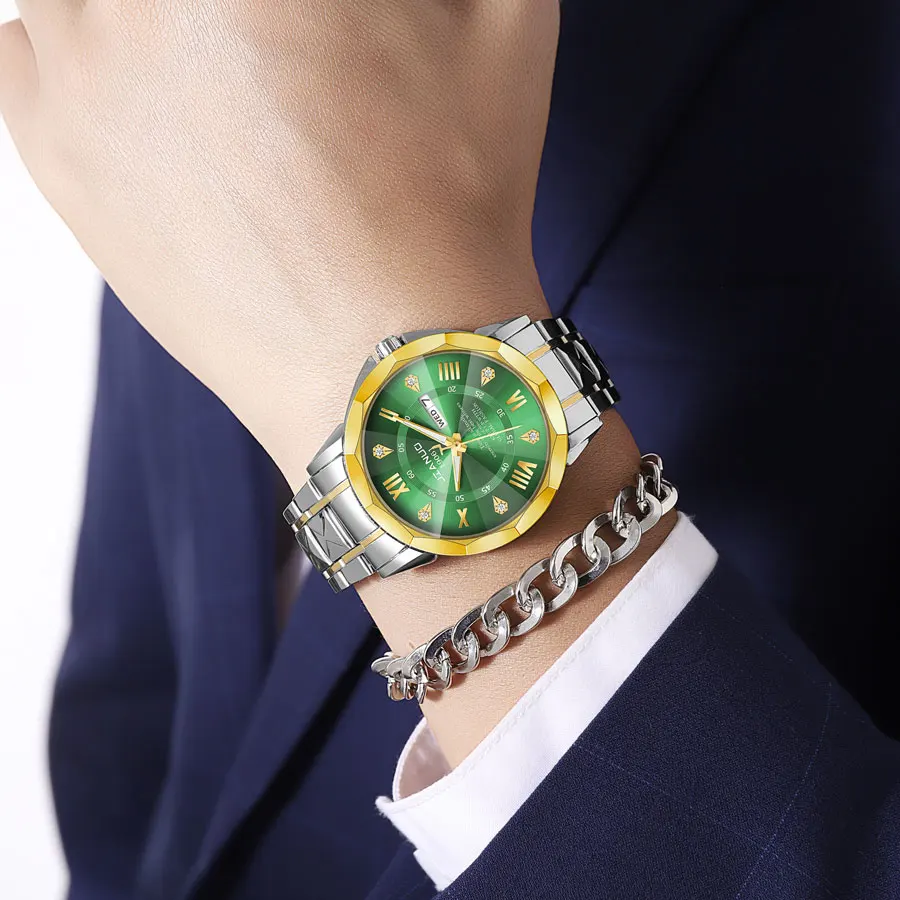 هذه ساعة يد كوارتز للرجال ماركة جيانوه JIANUO