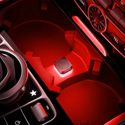 Universal USB Car Interior Ambient LED Signal Light - Auto Reading Lamp & Decoration Accessory (Red)