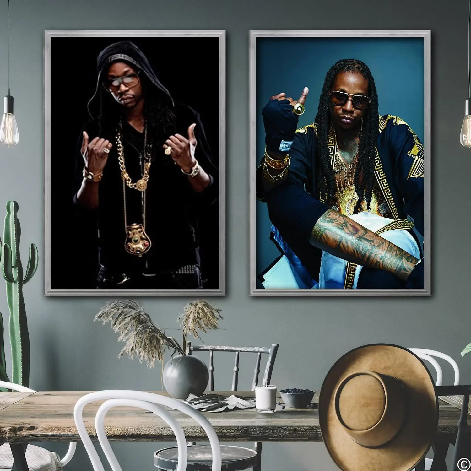 2 Chainz Singer Decorative Canvas Posters Room Bar Cafe Decor Gift Print Art Wall Paintings