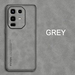 Chic Shockproof Matte Leather Soft Back Case - Soft Skin Feel for Infinix Note 50 Pro 4G (GRAY)