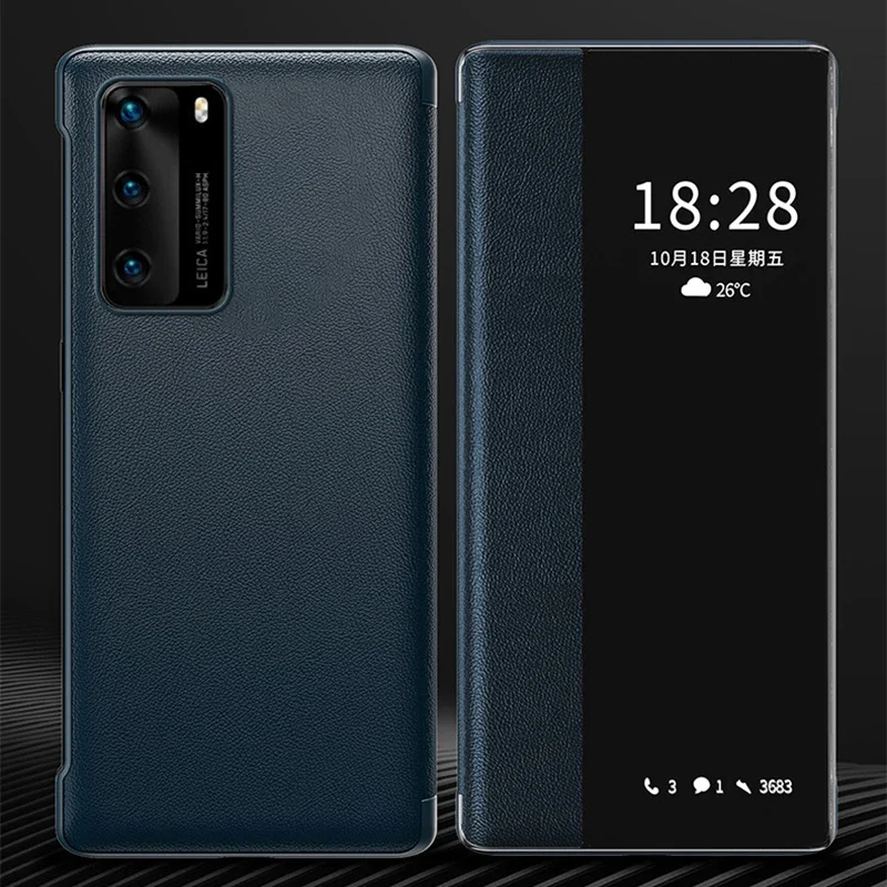 Smart View Auto Sleep Flip Cover - Slim Magnetic Phone Case