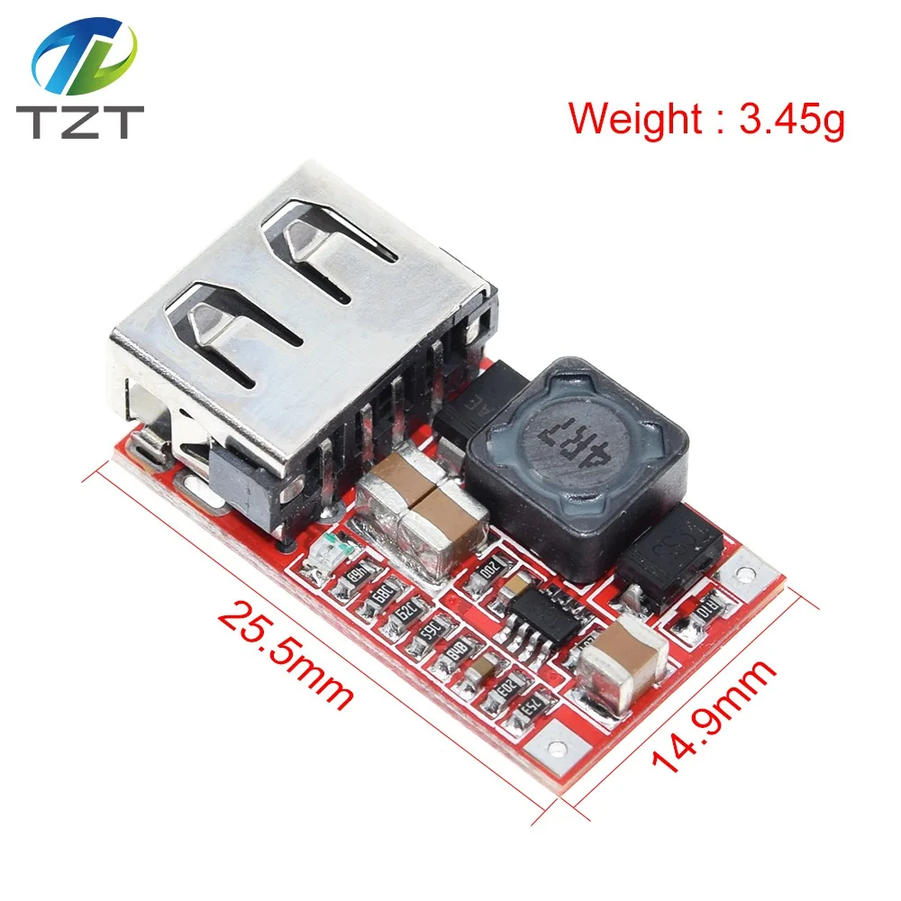 JZK Lot De 4 Modules Abaisseurs USB DC, 24 V/12 V Vers 5 V QC 3.0 Pour Téléphone Portable, Module D'alimentation DC-DC Step Down