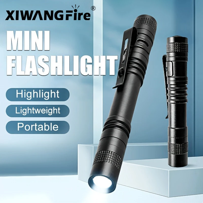 Mini Portable LED Pen Light Pocket Ultra Bright High Lumens Handheld Flashlight Linterna Torch For Camping Outdoor Emergency