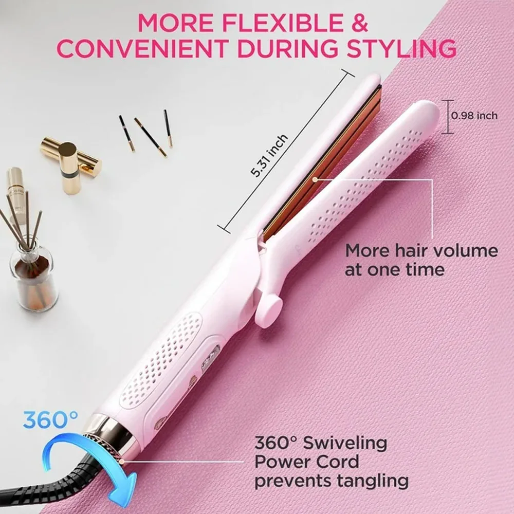 2 in 1 Ionic Ceramic Curling Iron and Styler