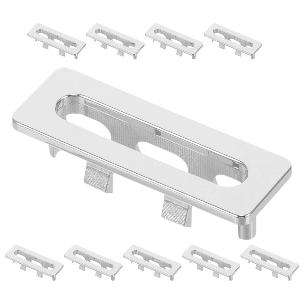 

10 Pcs Overflow Hole Cover An Fittings Sink Cap Washing Basin Rings Bathroom Drain Trim Ceramics