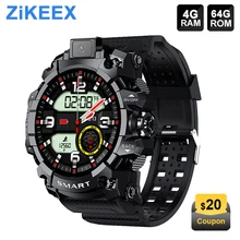 

ZiKEEX ZT998 Smart Watch 4G 64GB 5MP Flip Camera GPS 1030mAh Man Android 9 Sport Fitness Tracker Heart Rate Monitor Smartwatch