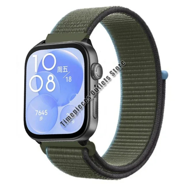 Breathable Nylon Loop Strap: Sport Replacement Wristband for Watch Fit Accessories