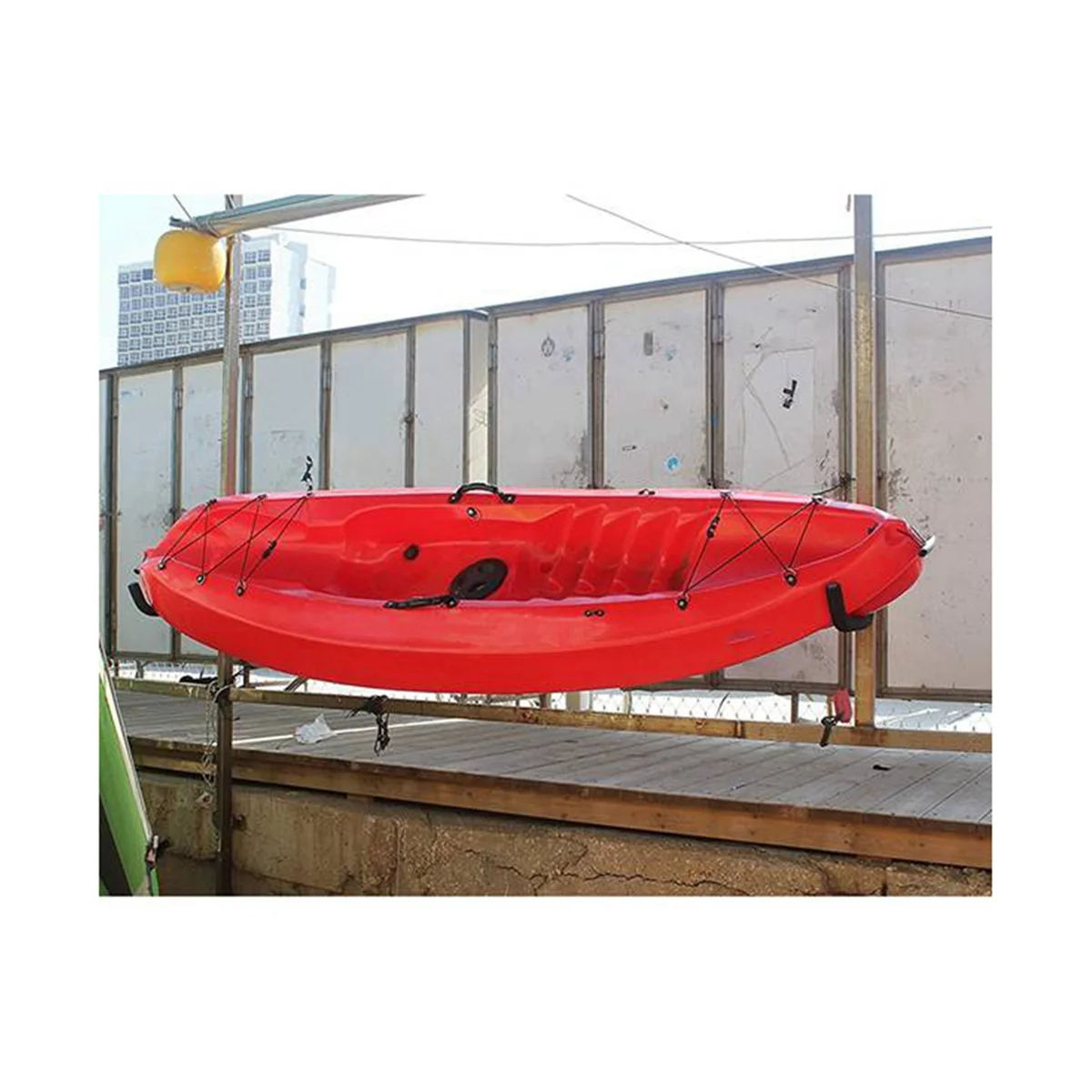 Kayak Paddle Board Wall Mount Rack Durable Heavy Duty Powder Coated Snowboard Display Rack Surfboard Storage Black