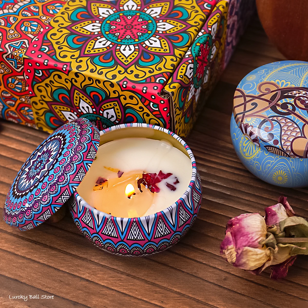 4 قطعة/صندوق مجموعة شموع معطرة هدية أنماط عربية إسلامية عطر شمعة جرة لتقوم بها بنفسك الأزواج الذي لا يدخن شموع بخور رومانسية