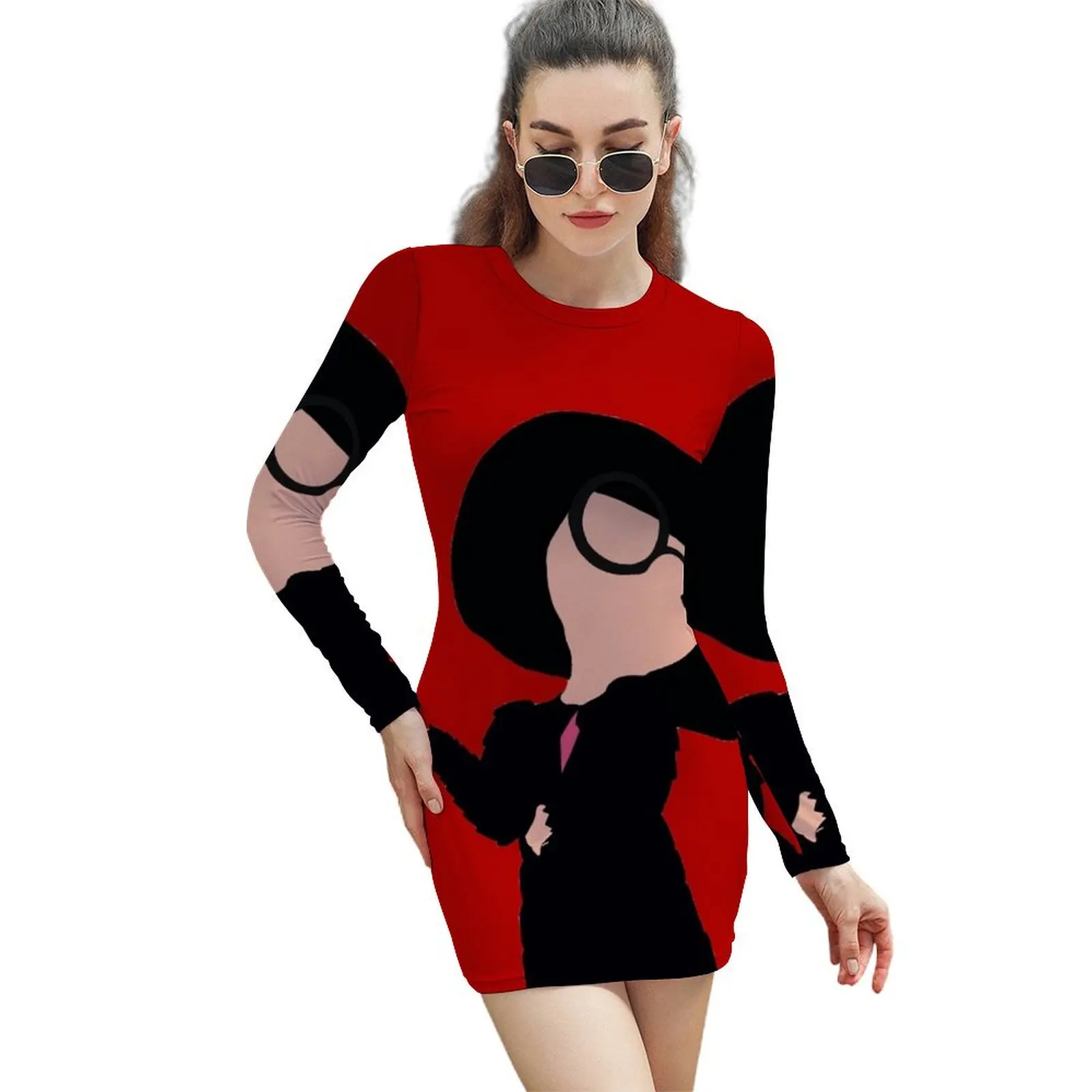 

No Capes Long-Sleeved Sheath Dress dresses for prom luxury dresses dress for woman