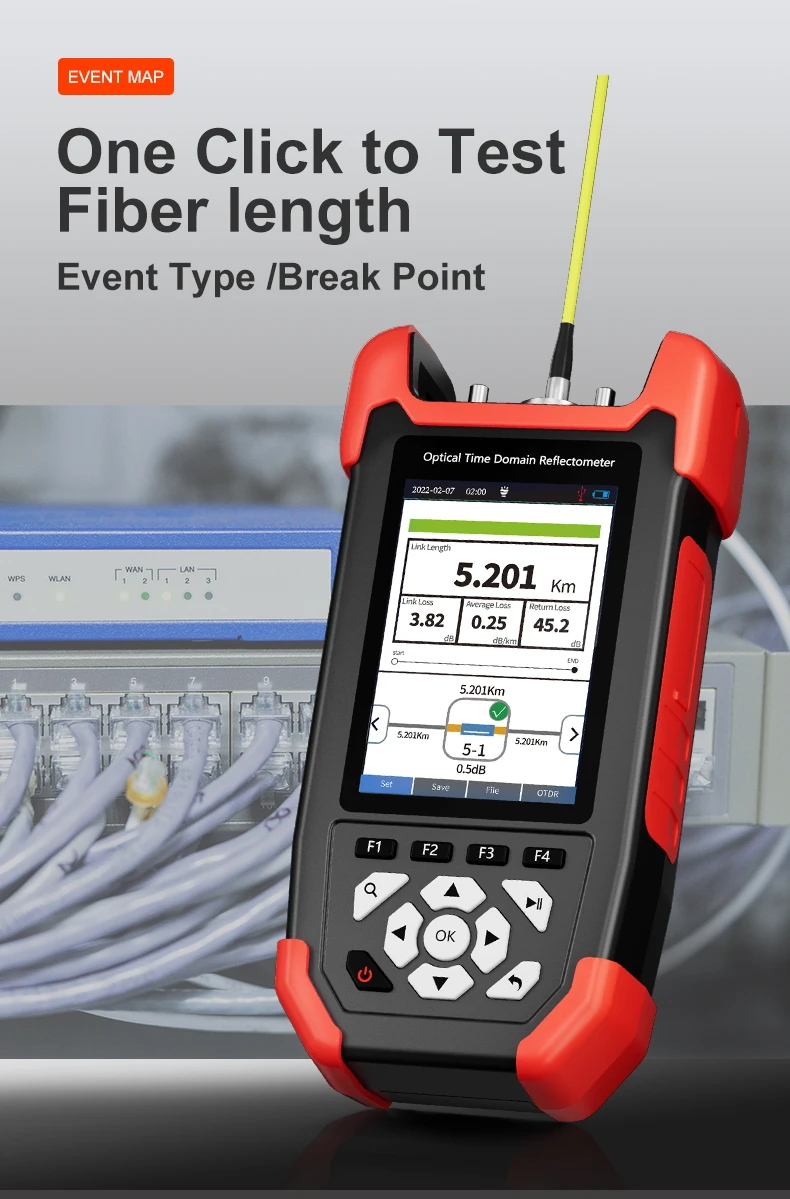 NOYAFA NF-981 OTDR Fiber Optic Fault Detector Optical Power Meter For OPM VFL OL