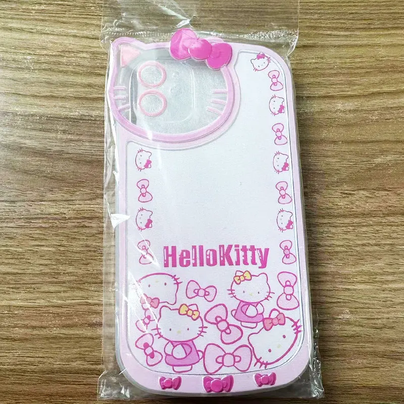 thumbnail image 1 of Fundas de teléfono originales con soporte de Hello Kitty para iPhone, 15, 14, 11, 13, 12 Pro Max, XR, XS, 7, 8 Plus, funda a prueba de golpes, Y2K, funda de dibujos animados Sanrio, 1 of 5