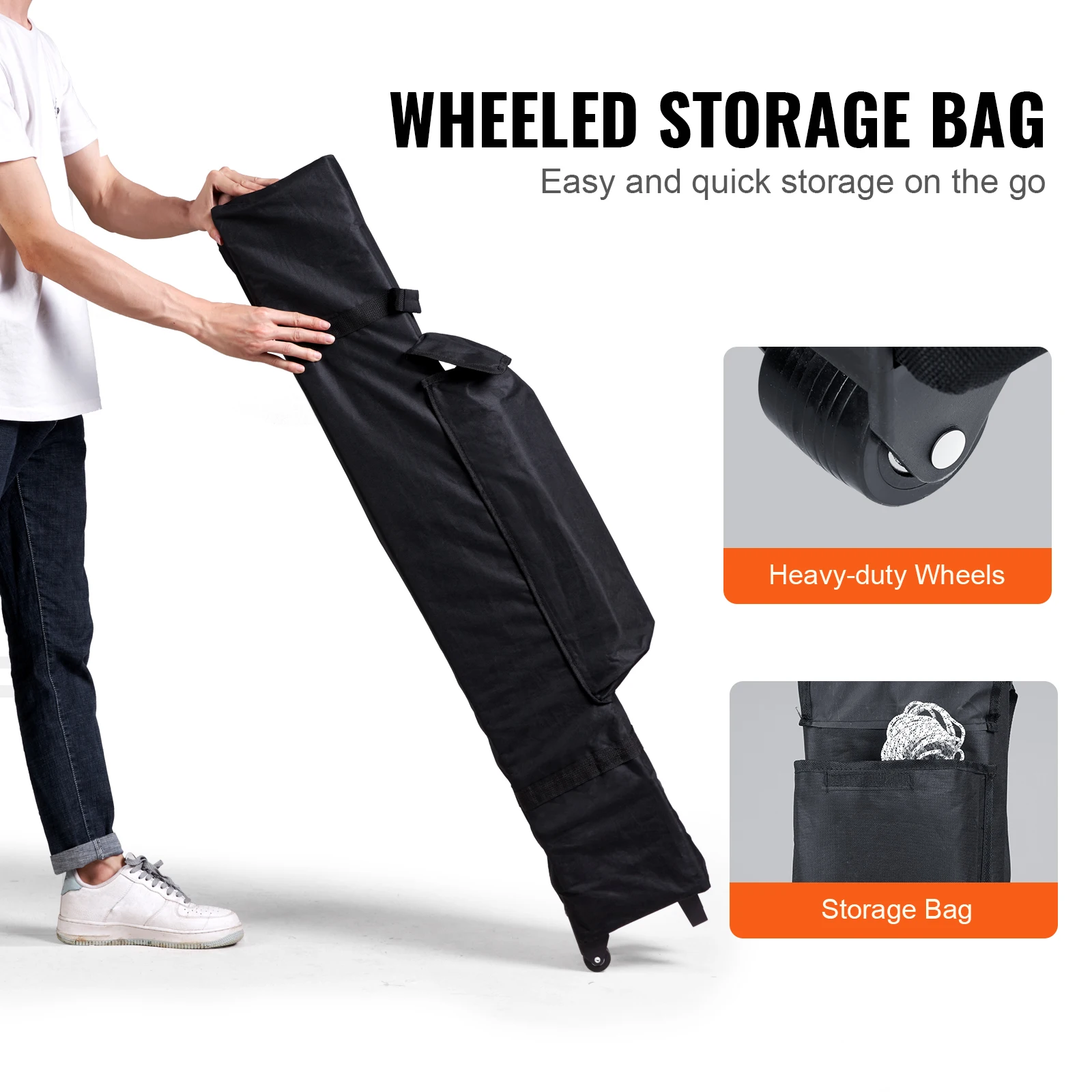 VEVOR 10x10 Pop Up Canopy Tent Portable Shelter