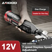 12V Cordless Electric Chainsaw Chain Grinder Electric Drill Mini Grinder Engraver Sprocket Machine Electric File Rotary Tool 1