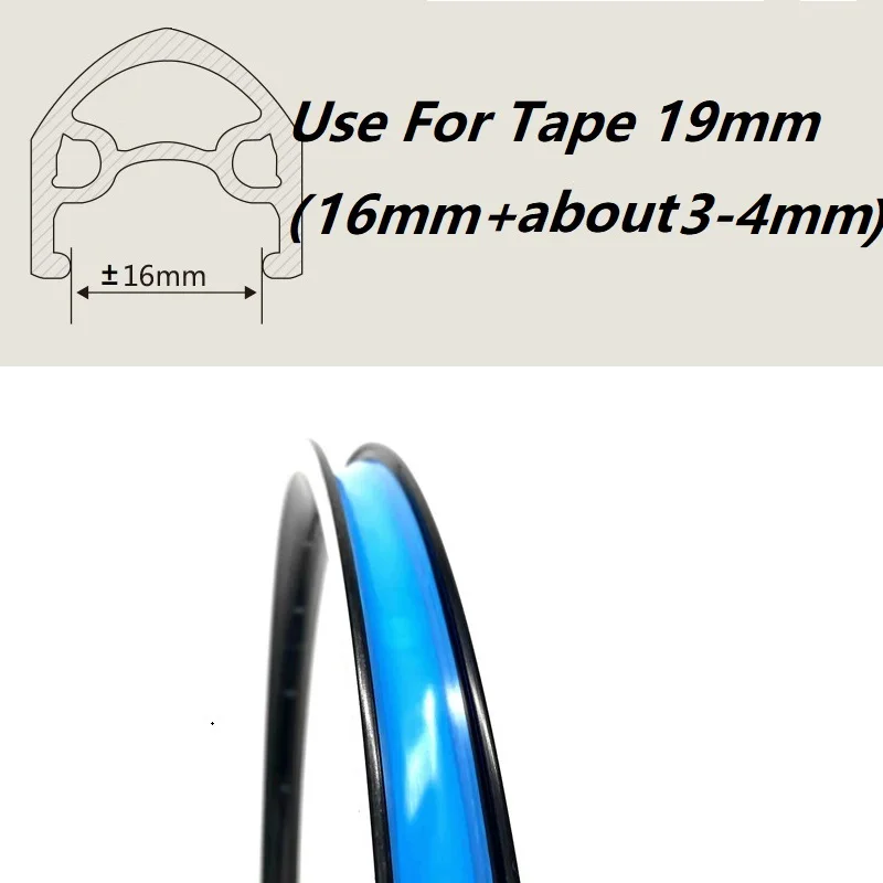 Bicycle Tubeless Tape 50 Meter Rims Seal Tape 10-13-15-17-19-21-23-25-27-29-31-33-35mm For MTB Folding Road Bicycle