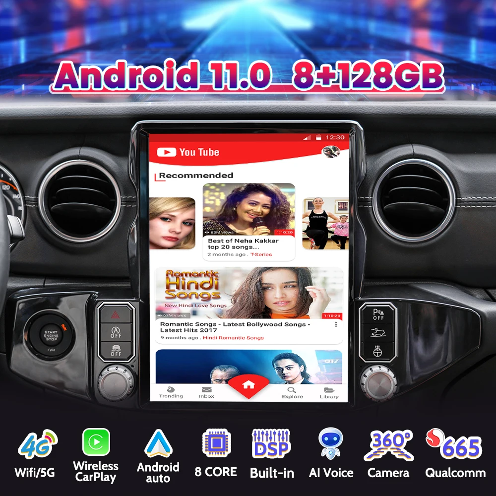Car Radio For Jeep Wrangler Jl Gladiator 2018 2019 2020 2021 Android Tesla  Screen 2din Stereo Receiver Autoradio Multimedia Dvd - Car Multimedia  Player - AliExpress