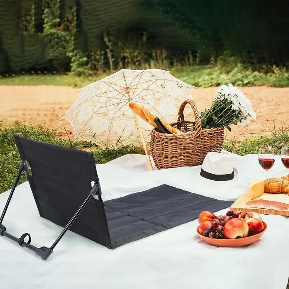 Fauteuil de plage pliable waterproof pour pêche et camping - Tissu Oxford résistant