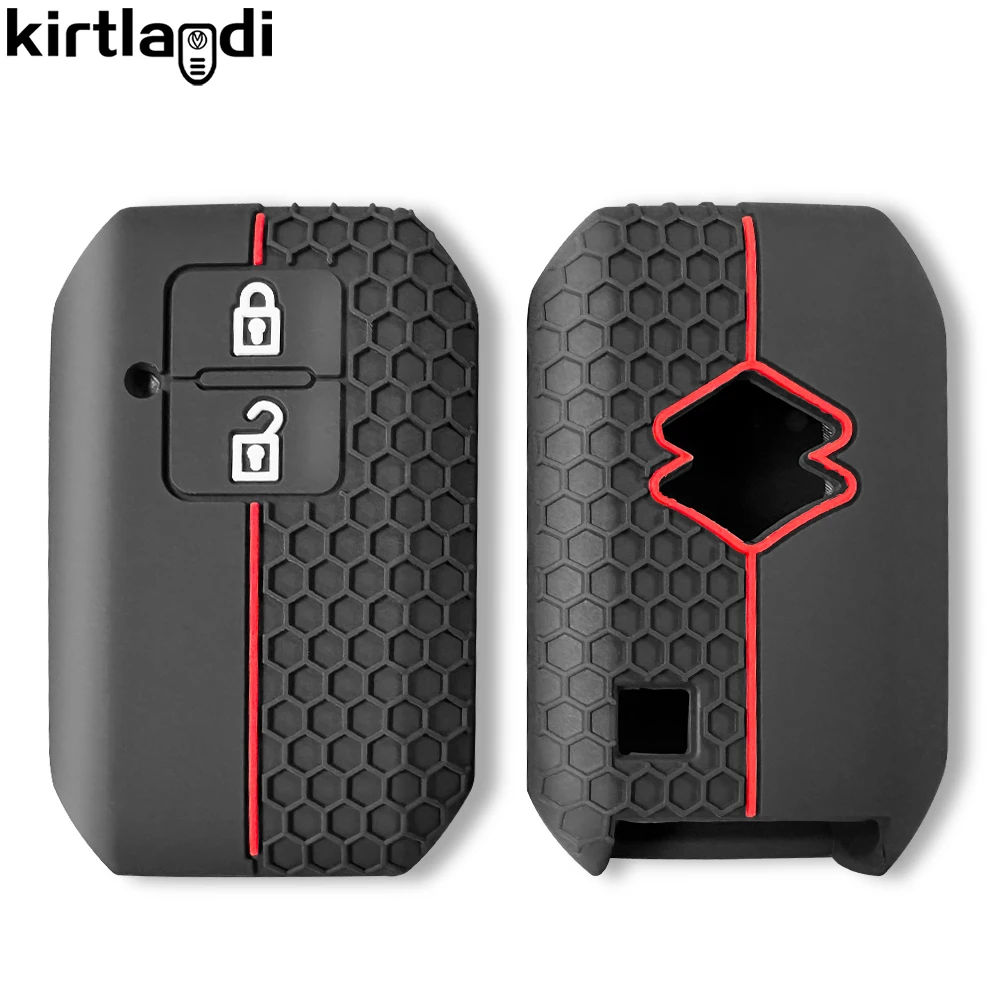 For Suzuki Baleno Swift Sport XI7 Ertiga Vitara Ignis Jimney XL7 Silicone Car Key Caps Case Cover Holder