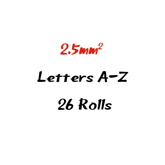 2.5mm A-Z