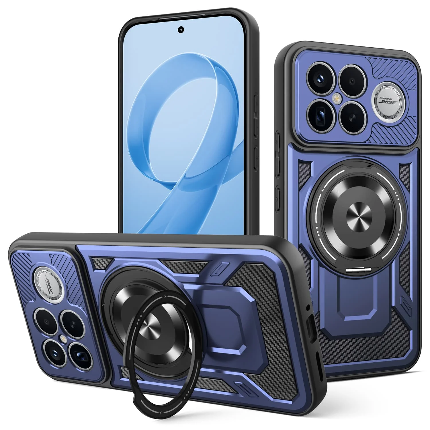 360° Rotating Magnetic Armored Phone Case with Magsafe Protective Cover