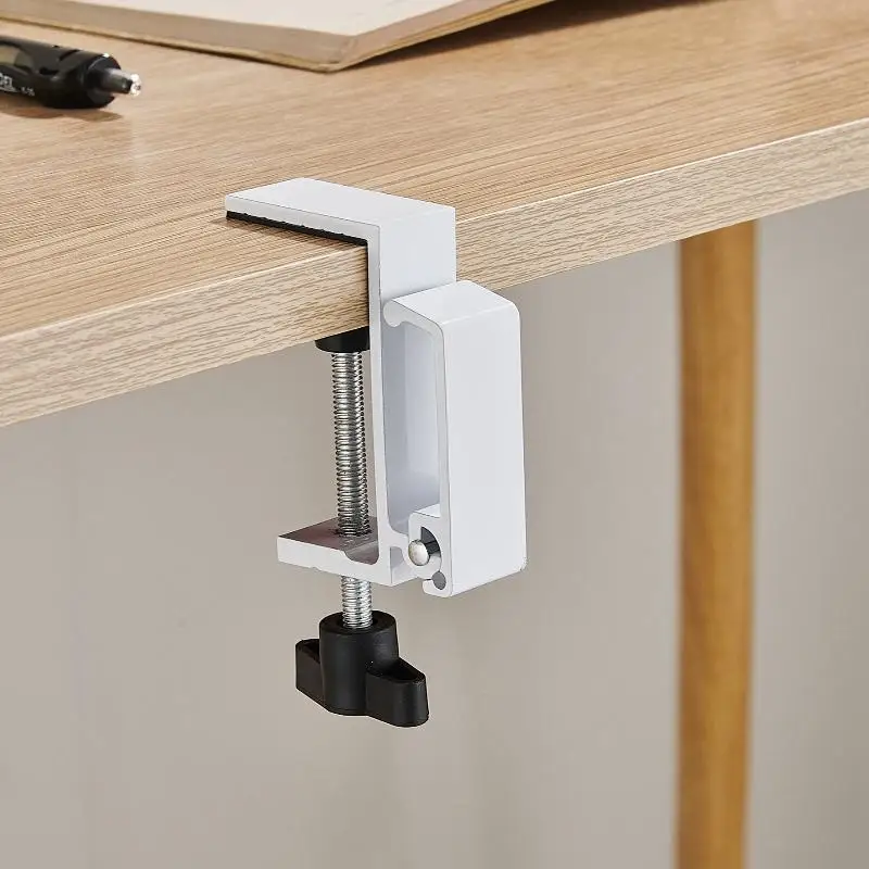Mehrzweck-Aufhänger mit zwei Haken und Tischkante, freihändige Aufbewahrungstasche zum Aufhängen, verstellbarer Schreibtisch-Organizer – Detail 10
