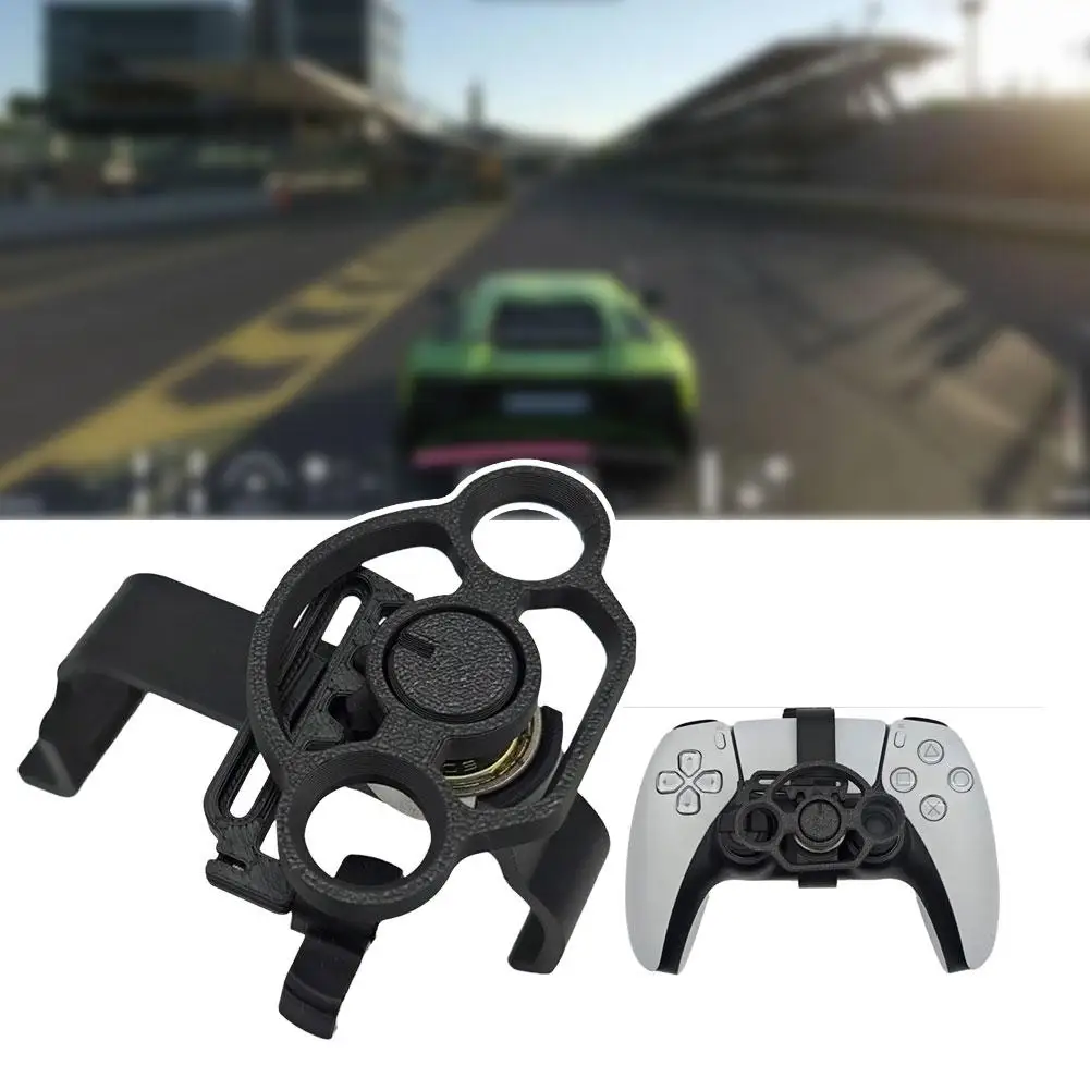 Ps5 슬림 레이싱 게임 액세서리 용 게임 컨트롤러 스티어링 휠 3D 인쇄 핸들 스티어링 휠 부착물