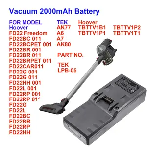 HOOVER H-FREE 200 Vacuum Cleaner Battery Pack HF222 Series GENUINE
