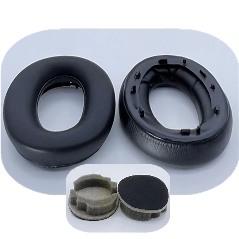 WH-1000XM3 헤드폰 교체용 메쉬 패브릭 이어패드 쿠션, 단백질 가죽 이어컵, 이어 커버 수리 부품
