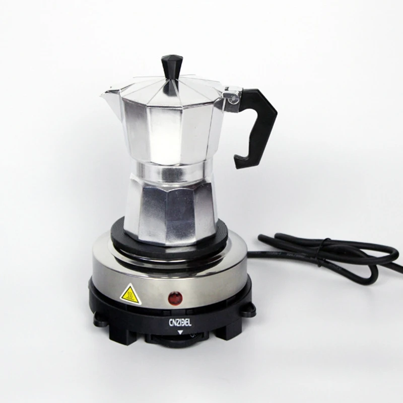 500W Mini Electric Stove Cooker Hot Plate Multifunctional Cooking Plate Heating Coffee Tea Milk Heater Home