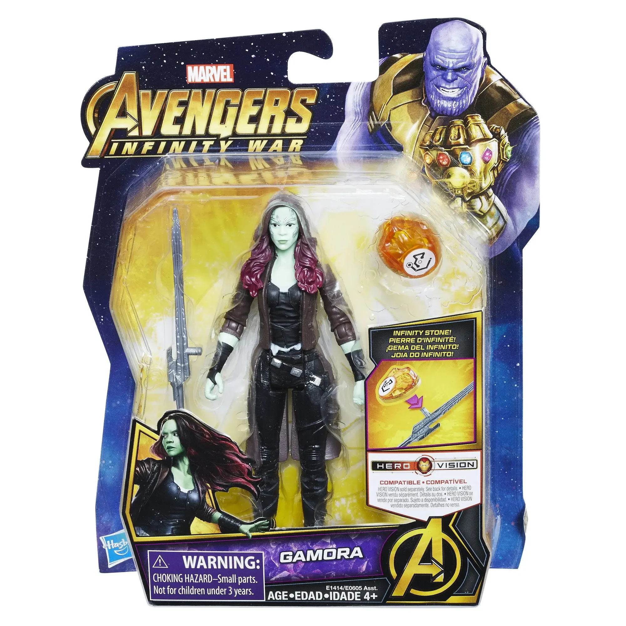 thumbnail image 1 of Figuras de acción coleccionables de Marvel Avengers Infinity War Gamora con piedra del infinito, edición limitada, raras, juguetes para niños, 1 of 4