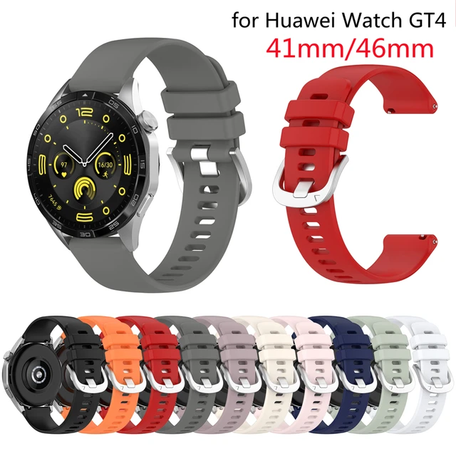 Correa deportiva GT4 de 46mm para Huawei Watch 4 Pro/ GT 4 3 2 SE, pulsera  de silicona de repuesto de 22mm para Huawei GT 2 Pro - AliExpress