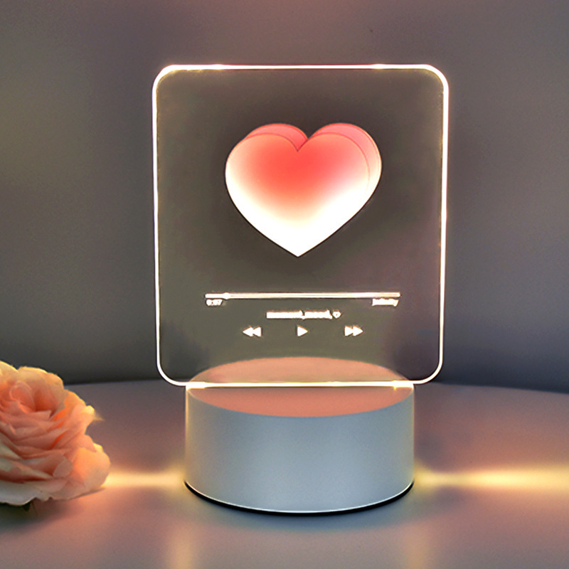 Creative LED Night Light USB Button for Bedroom Bedside Lamp Ambience  Warm  Mood Night Light Gift Decorative Table Night Lamp