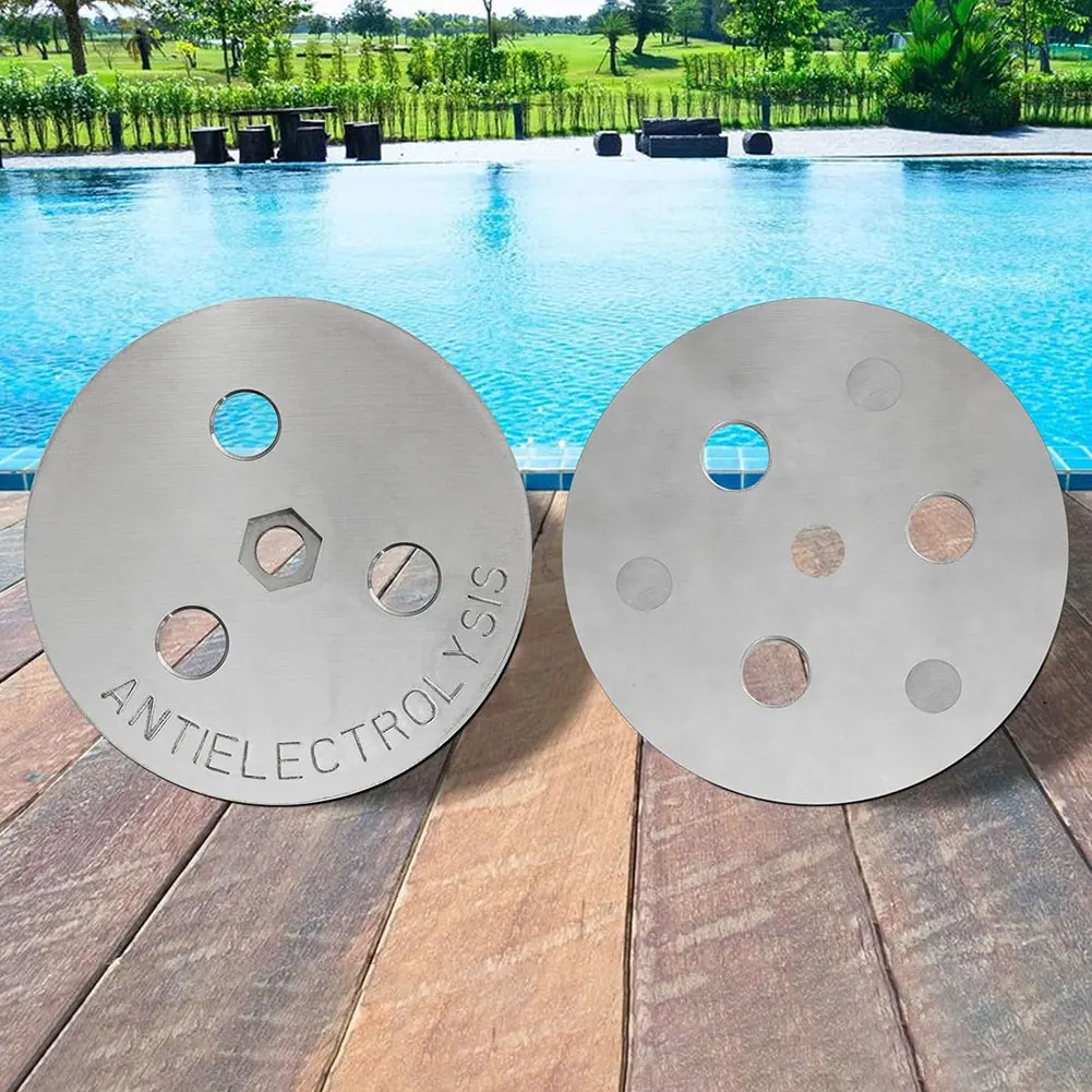 Pool Skimmer Zinc Anode Weight Plate Anti-Electrolysis Weight Pool Skimmer Basket Weight Keep Your Skimmer Basket in Place
