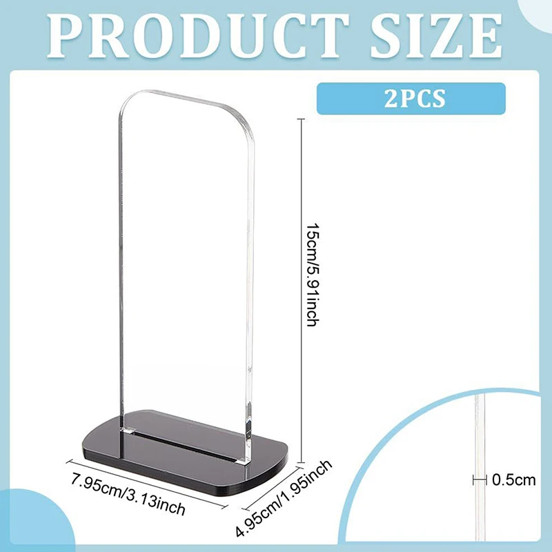 Boxing Glove Storage Holder 2 Pcs Acrylic Display Stand Easy Stand For Home Bedroom Office Bedroom Desktop Stand 5