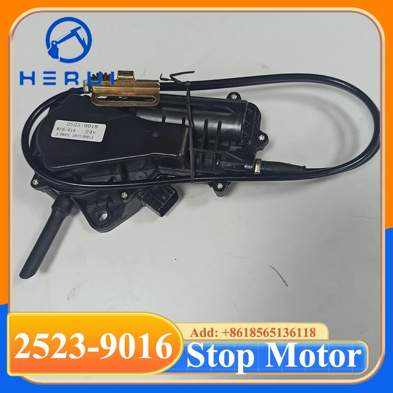 

2523-9016 25239016 Engine Stop Motor for Daewoo Doosan DH220-5 DH225-7 S220LC-V S250LC-V S340-V 400LC-V 155LC-V Excavator