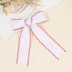 Elegant Navy Blue Satin Bow Hair Clip - Chic Hair Accessory (Color02)