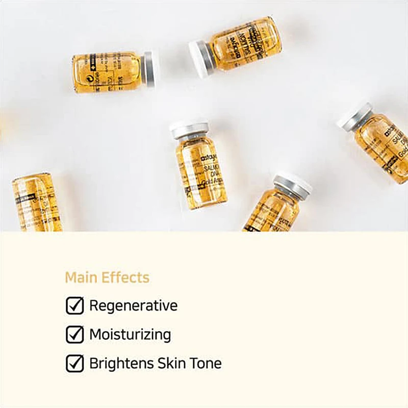 8ml Salmon DNA Gold Ampoule Skin Booster Serum Stayve BB Cream Glow Beginner Starter Kit Korea Face Skin Care Essence Foundation 3
