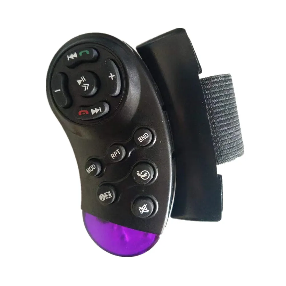цена Universal Car Steering Wheel Remote Control Switch Vehicle Stereo Button Universal Car Multimedia Player Car Radio Wireless